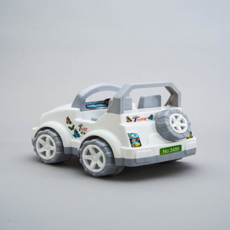 United Agencies Anam Thar Jeep Toy -White