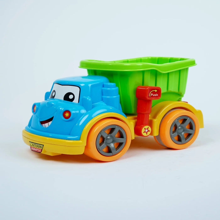 United Agencies Cartoon Dumper Friction Toy-Vehicles-United Agency-Toycra