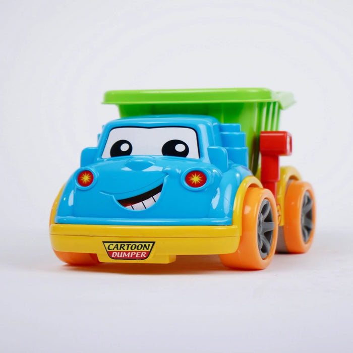 United Agencies Cartoon Dumper Friction Toy-Vehicles-United Agency-Toycra