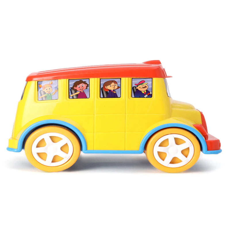 United Agencies Friction Powered Kiddie Bus- Color May Vary