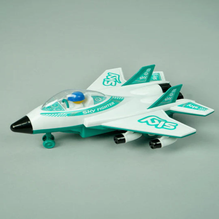 United Agencies Hindal Friction Powered Sky Fighter Plane-Vehicles-United Agency-Toycra