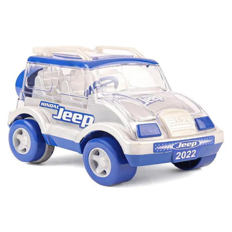 United Agencies Hindal Jeep Friction Toys -White