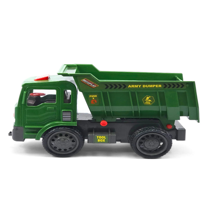 United Agencies Motoplay Army Dumper Truck-Vehicles-United Agency-Toycra