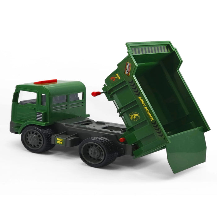 United Agencies Motoplay Army Dumper Truck-Vehicles-United Agency-Toycra