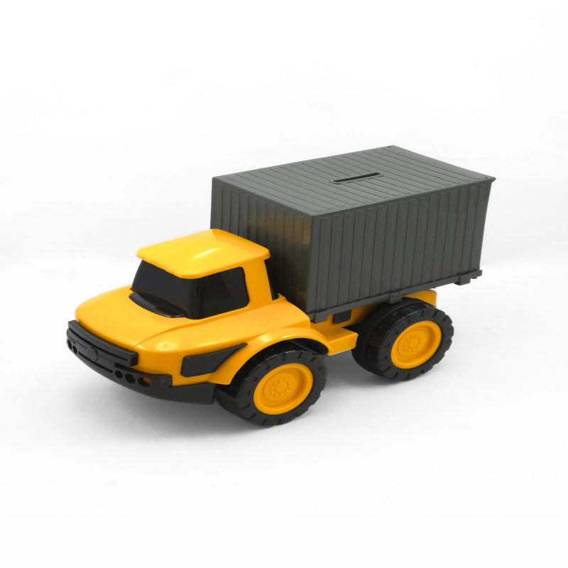 United Agencies Rambo Container – Friction-Powered Truck with Lock & Key Money Bank