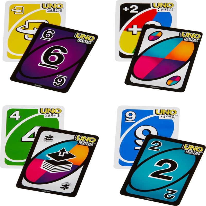 Uno Classic, Uno Liar’s & Uno Flip Side Card Game Combo