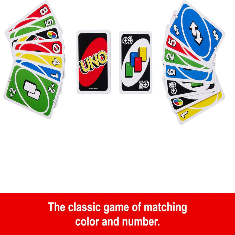 Uno Classic, Uno Liar’s & Uno Flip Side Card Game Combo