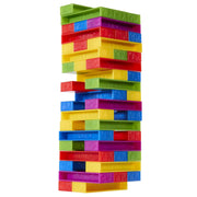 Uno Stacko for Kids & Family with Colored Stacking Blocks