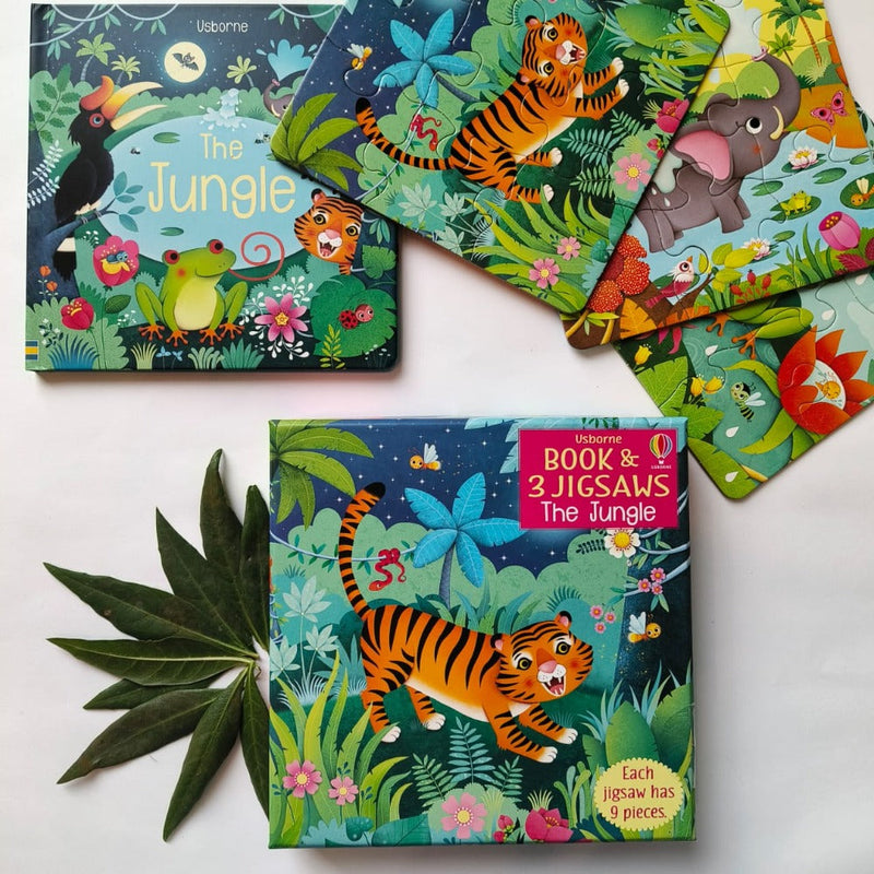 Usborne Book And 3 Jigsaws