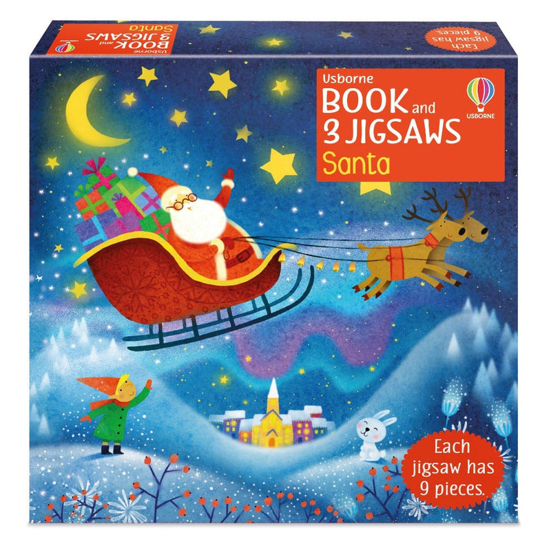 Usborne Book And 3 Jigsaws