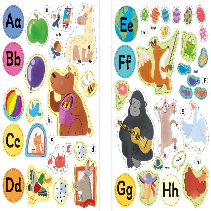 Usborne First Sticker Book abc
