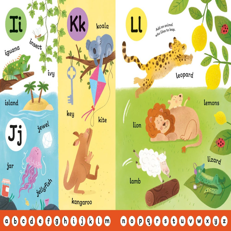 Usborne First Sticker Book abc