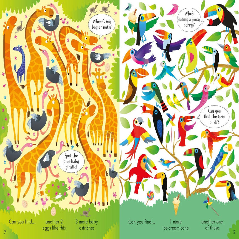 Usborne Look And Find Puzzles At The Zoo