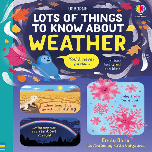 Usborne Lots Of Things To Know About Weather-Encyclopedia-Usb-Toycra