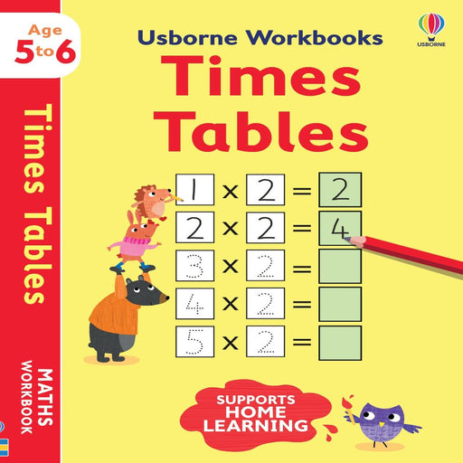 Usborne Workbooks Times Table ( Age : 5 to 6 )-Activity Books-Usb-Toycra