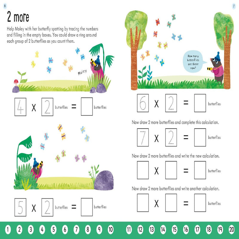 Usborne Workbooks Times Tables ( Age : 6 to 7 )