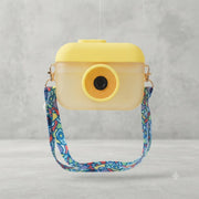 VHV Camera Shaped Water Bottle With Crossbody Strap - 400Ml