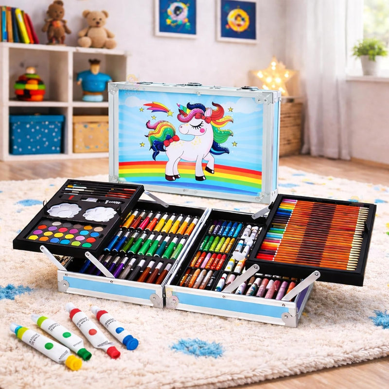 VHV Colouring Suitcase With Portable Carry Case