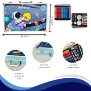 VHV Colouring Suitcase With Portable Carry Case
