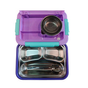 VHV Multi Compartments Stainless Steel Lunch Box (800ml+150ml)
