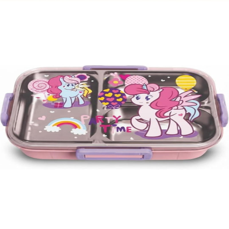 VHV Stainless Steel 3 Compartment Lunch Box