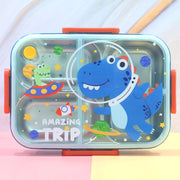 VHV Stainless Steel 3 Compartment Lunch Box