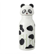 VHV Stainless Steel Cute Animal Character Water Bottle - 450 Ml