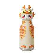 VHV Sus304 Kids Animal Water Bottle With 3D Animal Cap - 430Ml