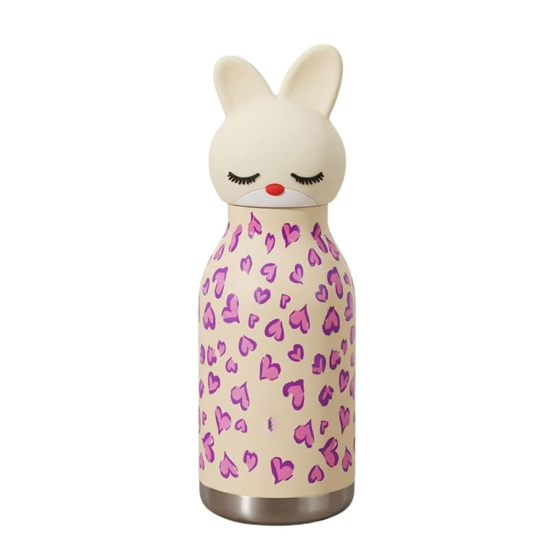 VHV Sus304 Kids Animal Water Bottle With 3D Animal Cap - 430Ml