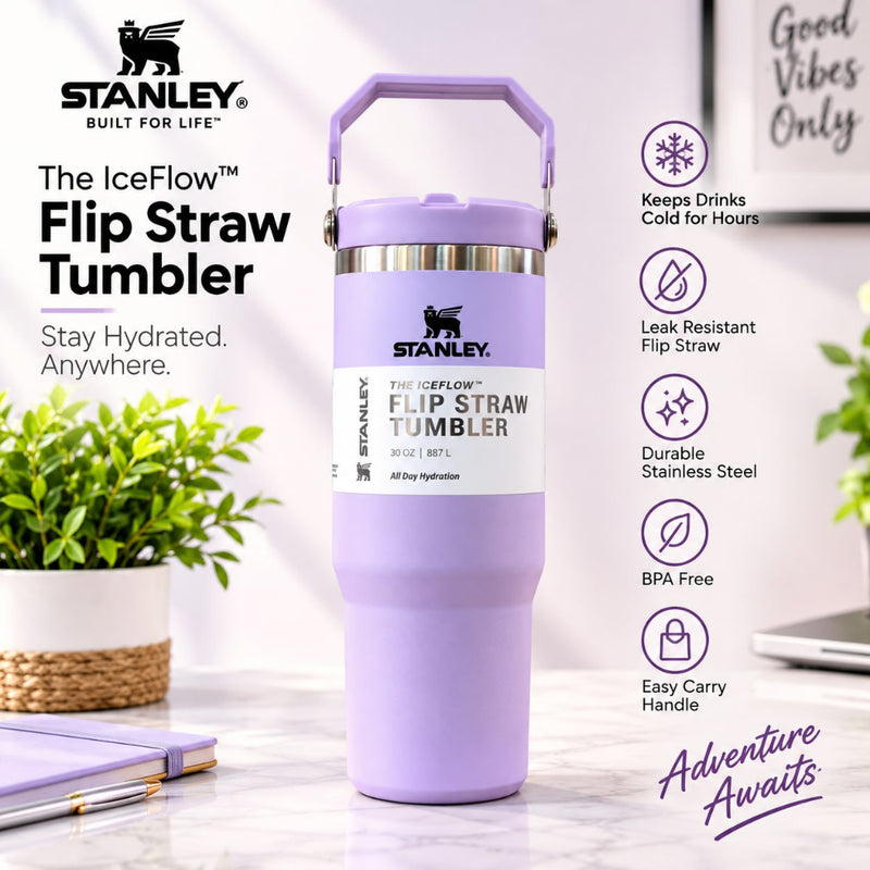 VHV The Iceflow Flip Straw Tumbler 30 OZ