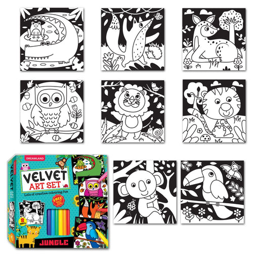 Velvet Art Set-Activity Books-Dr-Toycra