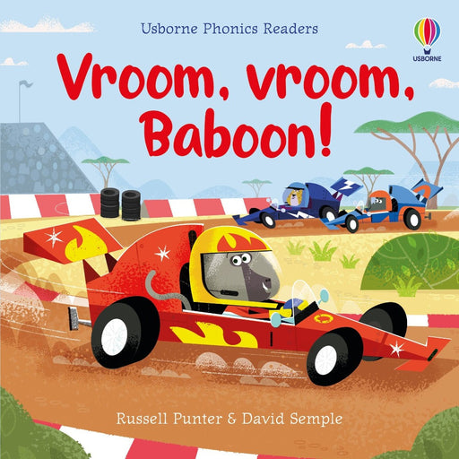 Vroom, Vroom Baboon!-Books-Usb-Toycra