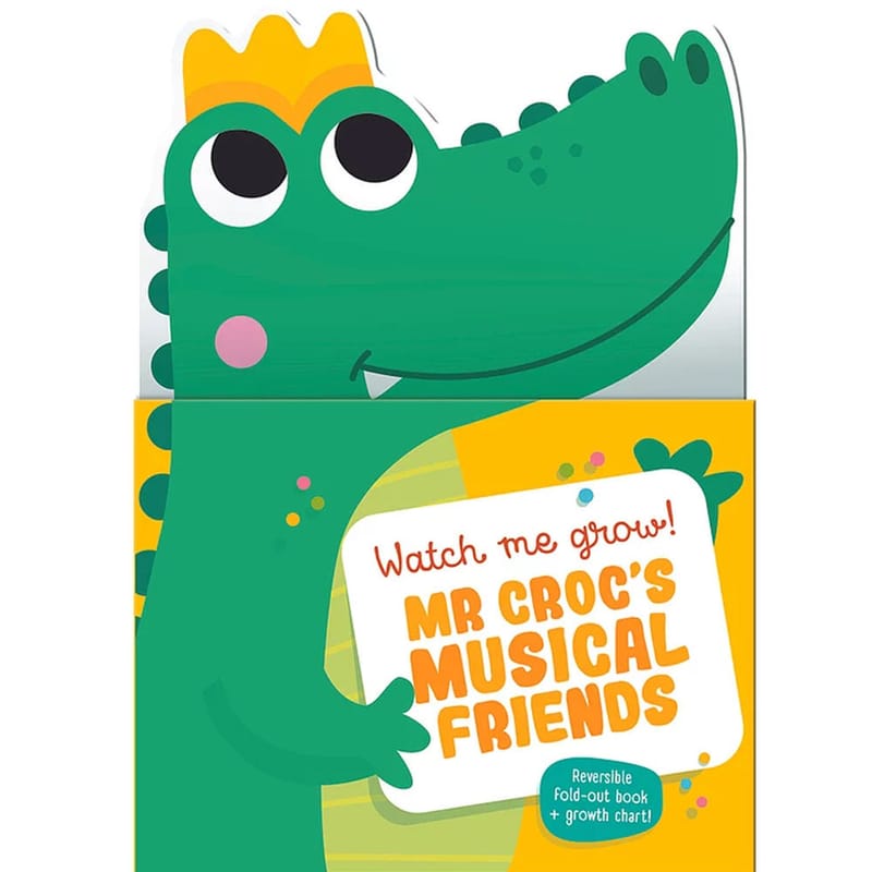 Watch, Me Grow! Reversible Fold-Out Book+Growth Chart!