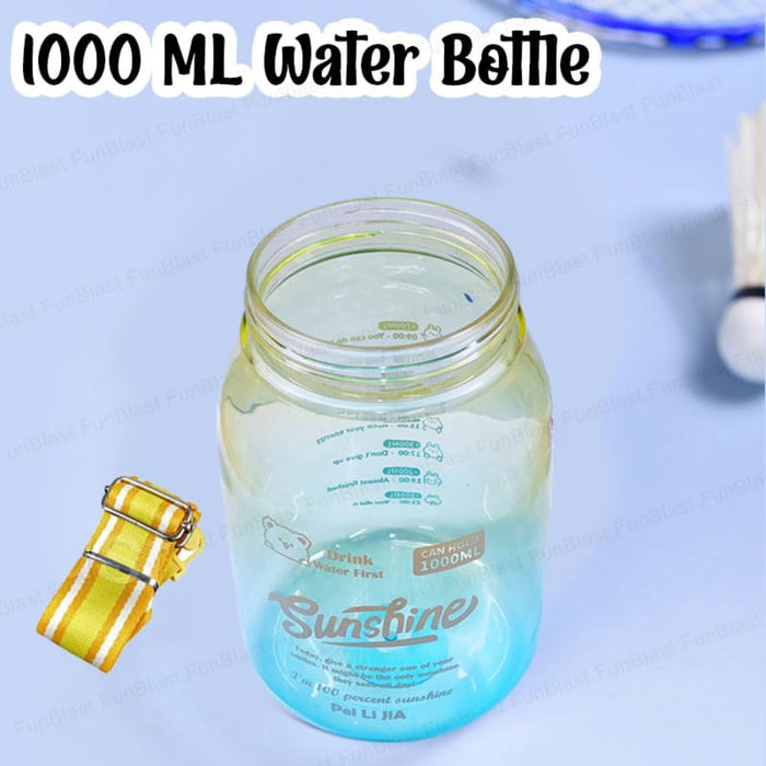 Water Bottle 1000 ML Large-Capacity-LunchBox & Water Bottles-Bright International-Toycra