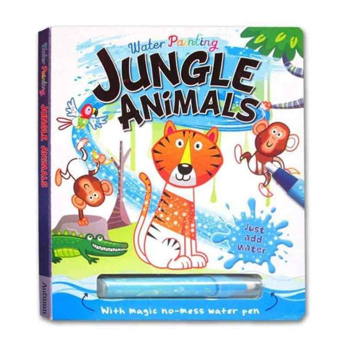 Water Painting Jungle Animal-Board Book-RBC-Toycra
