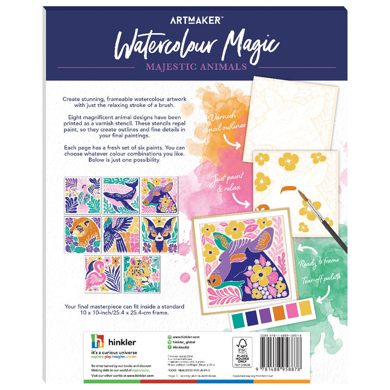 Watercolour Magic Majestic Animals