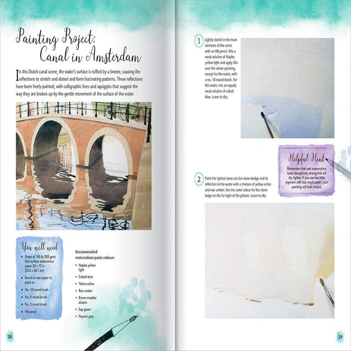 Watercolour Masterclass Paints-Activity Books-Pp-Toycra