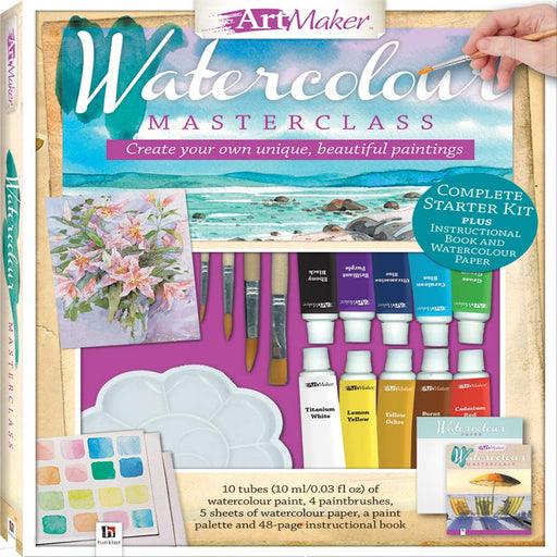 Watercolour Masterclass Paints-Activity Books-Pp-Toycra