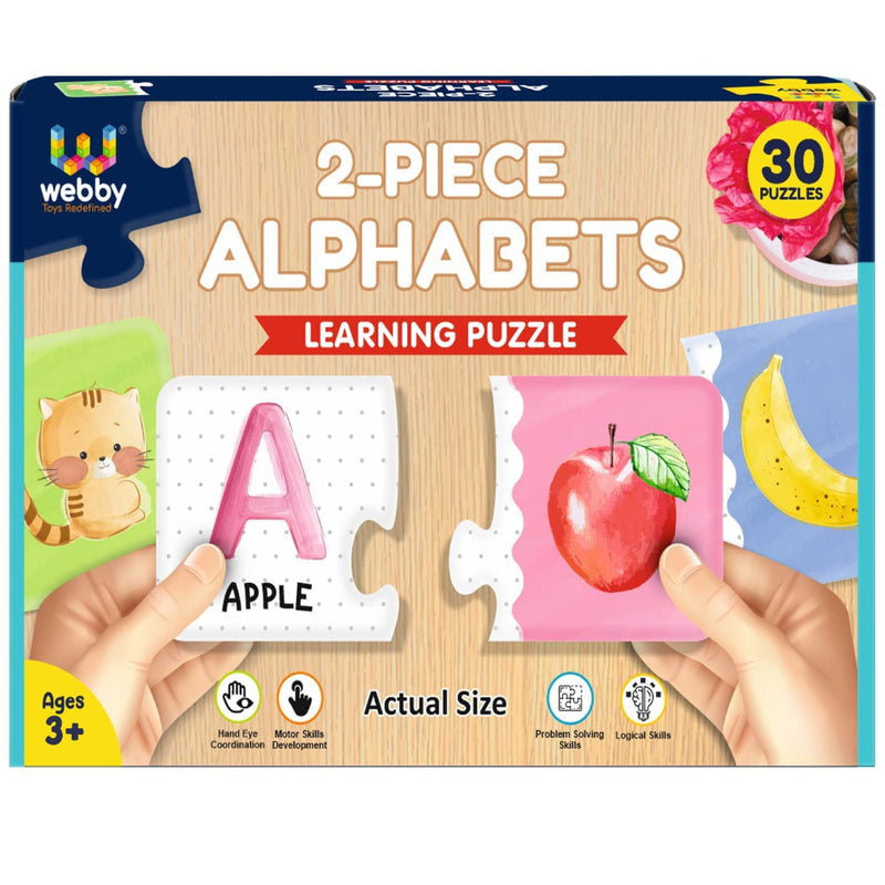 Webby Alphabets 2 Pieces Learning Pack Jigsaw Puzzle