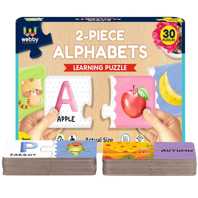 Webby Alphabets 2 Pieces Learning Pack Jigsaw Puzzle