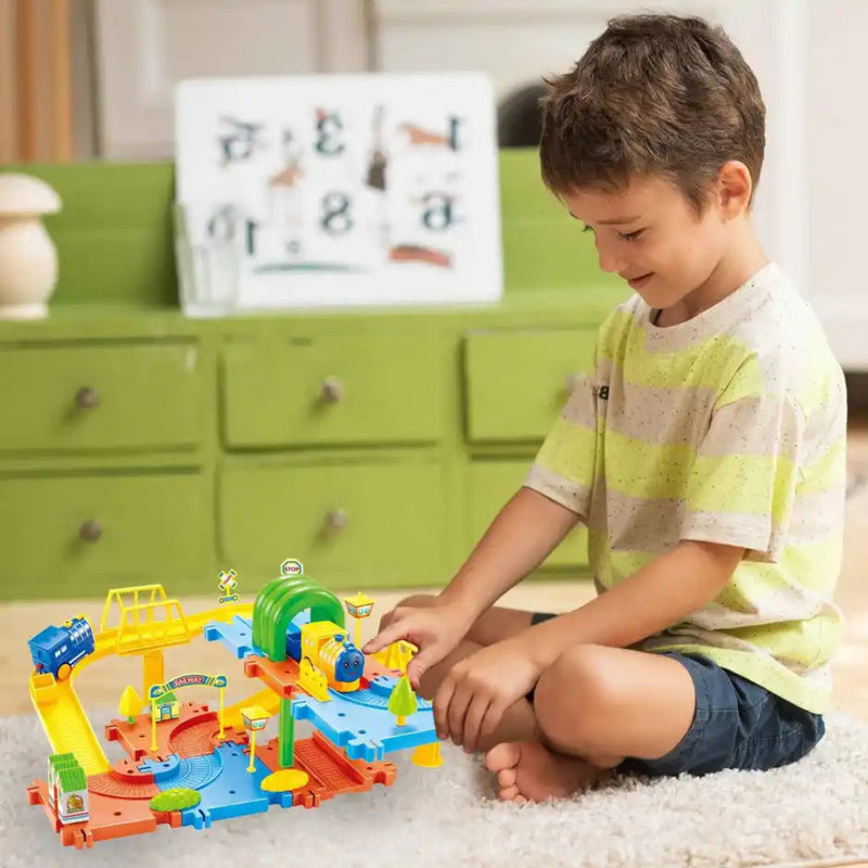 Webby Bettery Operated Toy Train Set -(31 pcs)