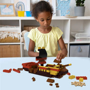 Webby Pirates Ship ABS Building Blocks Kit (224 Pcs)