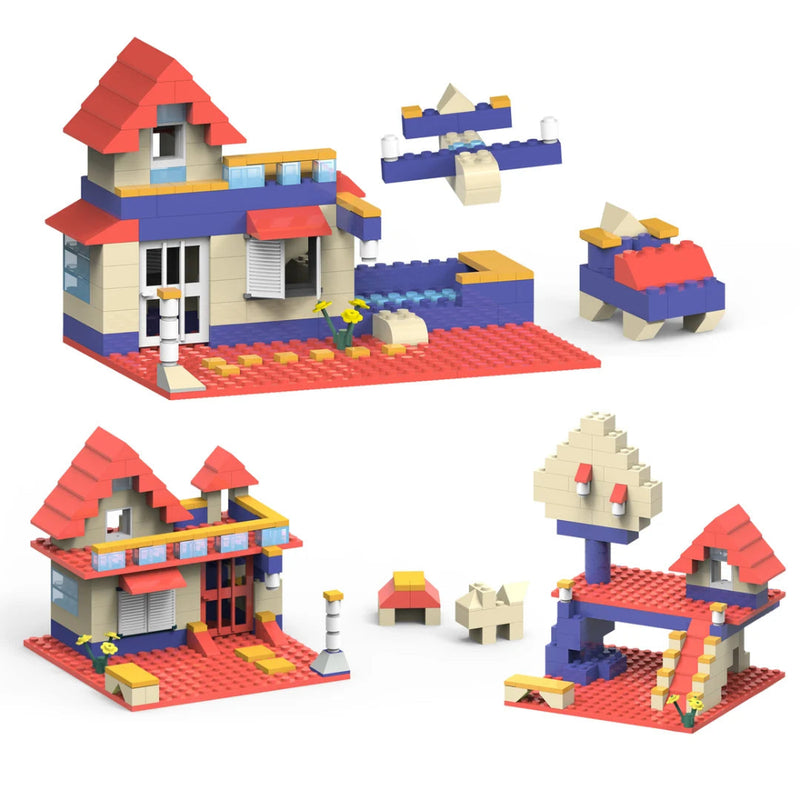 Webby Pool House ABS Building Blocks Kit (182 Pcs)