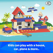 Webby Pool House ABS Building Blocks Kit (182 Pcs)
