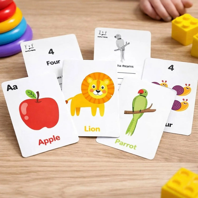 Webby Set Of 7 Early Learning Flash Cards