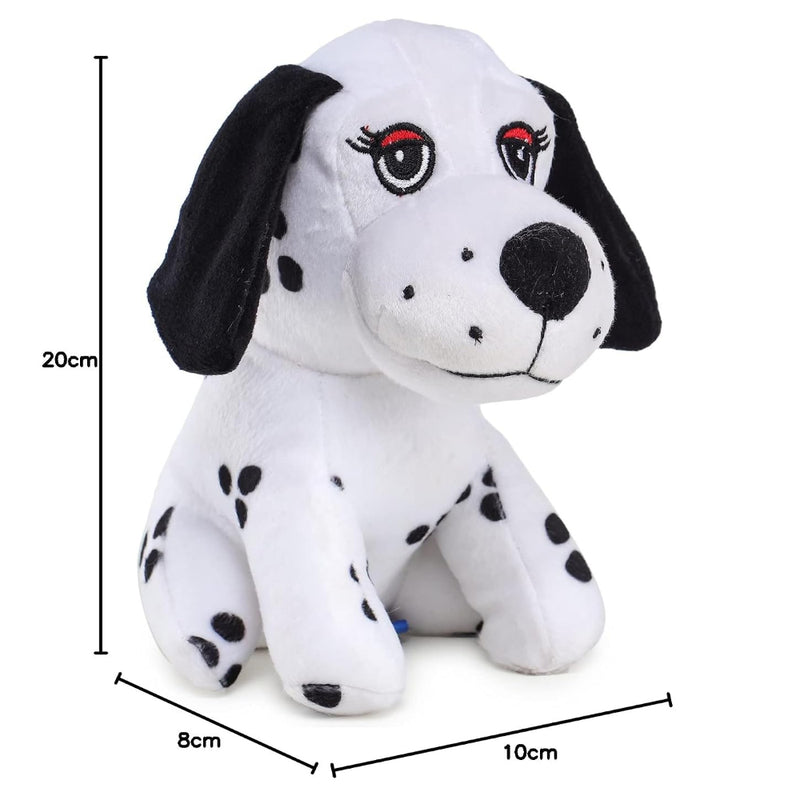 Webby Soft Animal Plush Dalmatian Dog Toy 20cm