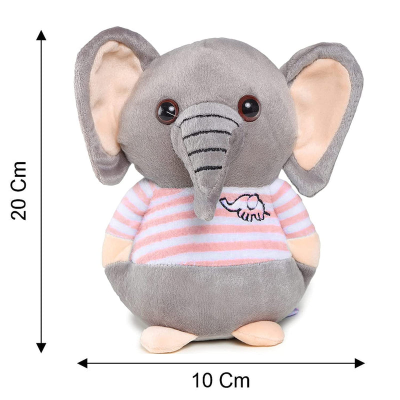 Webby Soft Animal Plush Elephant Toy 20cm