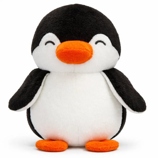 Webby Soft Animal Plush Penguin Toy 20cm-Black