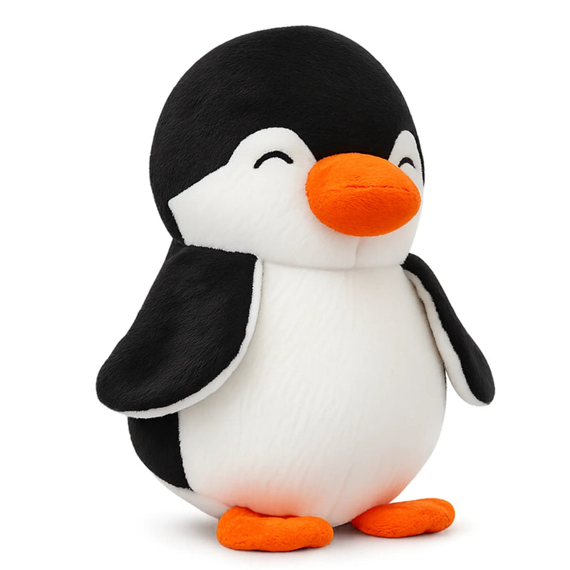 Webby Soft Animal Plush Penguin Toy 20cm-Black