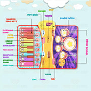 Wembley 2 in 1 Musical Mat for Kids Baby Piano Play